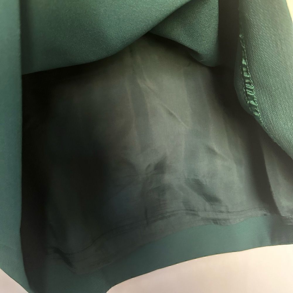 3/$25 ALL Skirts J. Crew Flare Skirt- Emerald Green/Size 0 - Picture 7 of 8